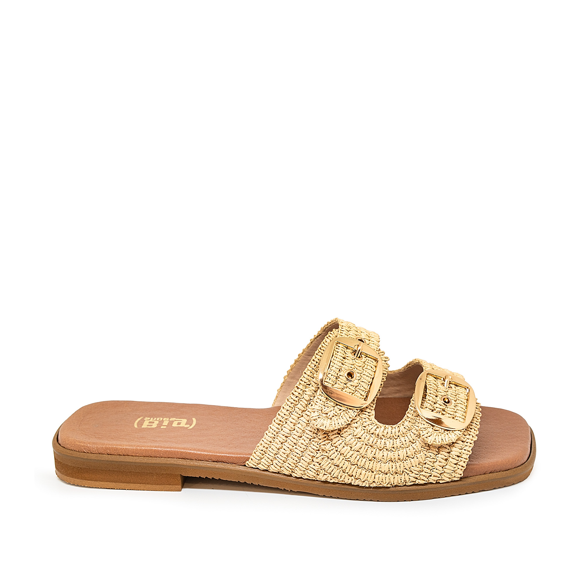 Bigshoes Bigshoes GA0112-13 Δερμάτινο Σανδάλι Μπεζ